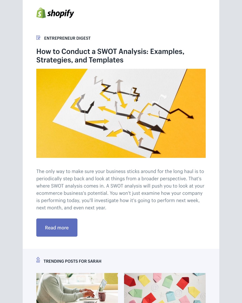 Shopify - How to Conduct a SWOT Analysis: Examples, Strategies, and Templates