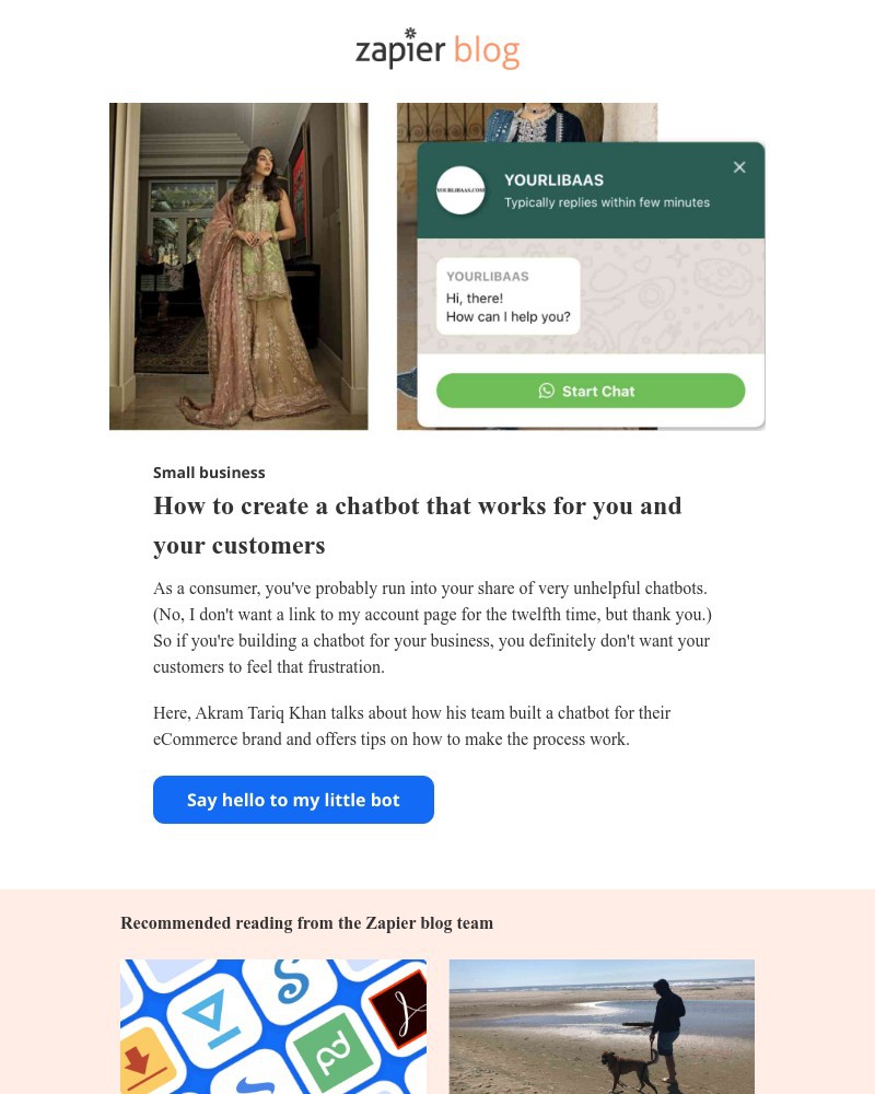 Zapier - How to create an effective chatbot