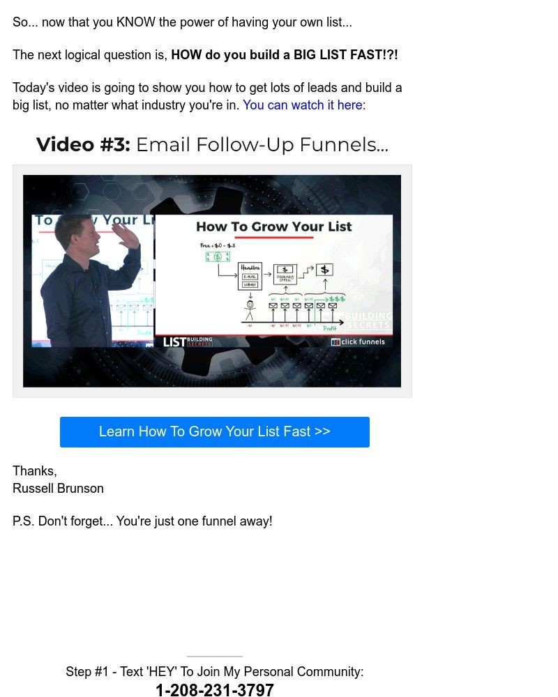 ClickFunnels - how to get LOTS of leads... (video 3 of 4)