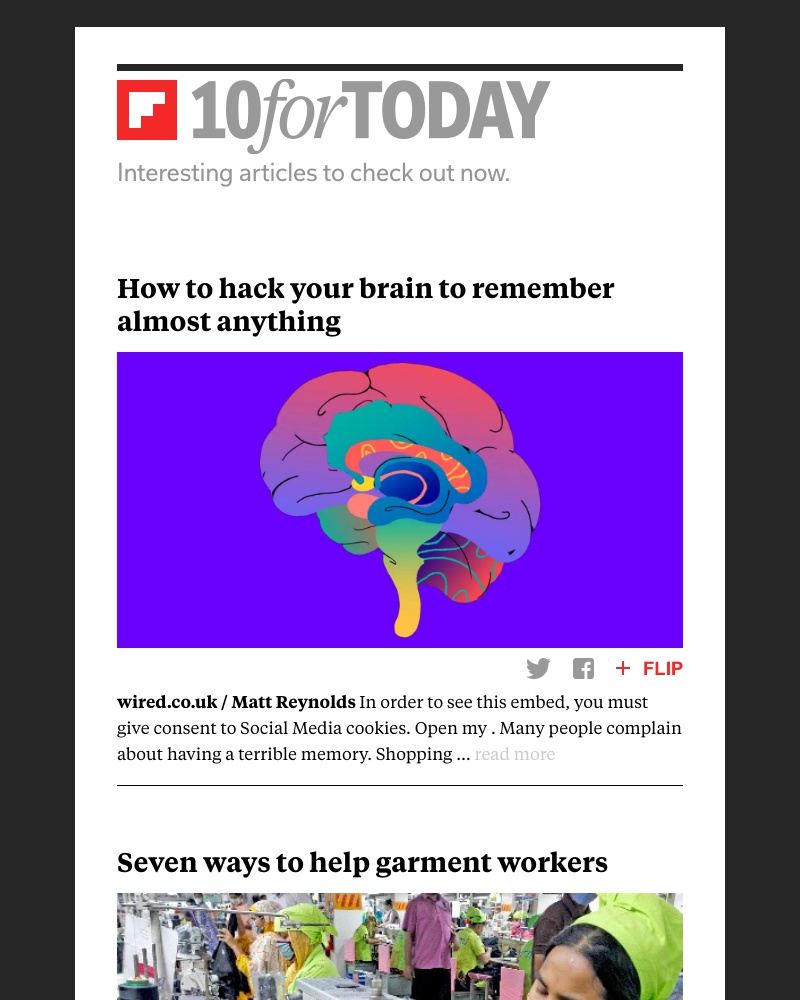 Flipboard - How to hack your brain to remember almost anything
