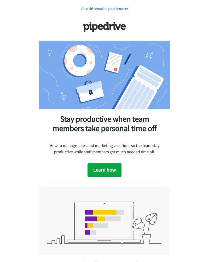 Pipedrive - How to keep your team productive during vacation periods