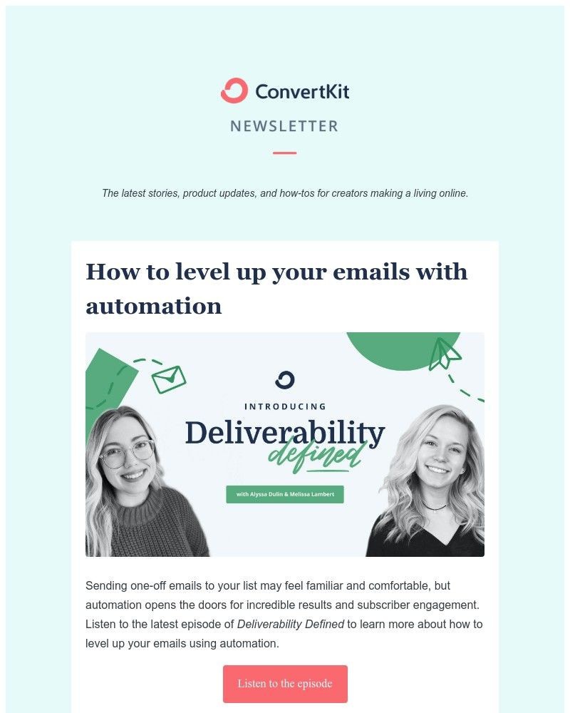 ConvertKit - How to level up your emails with automation