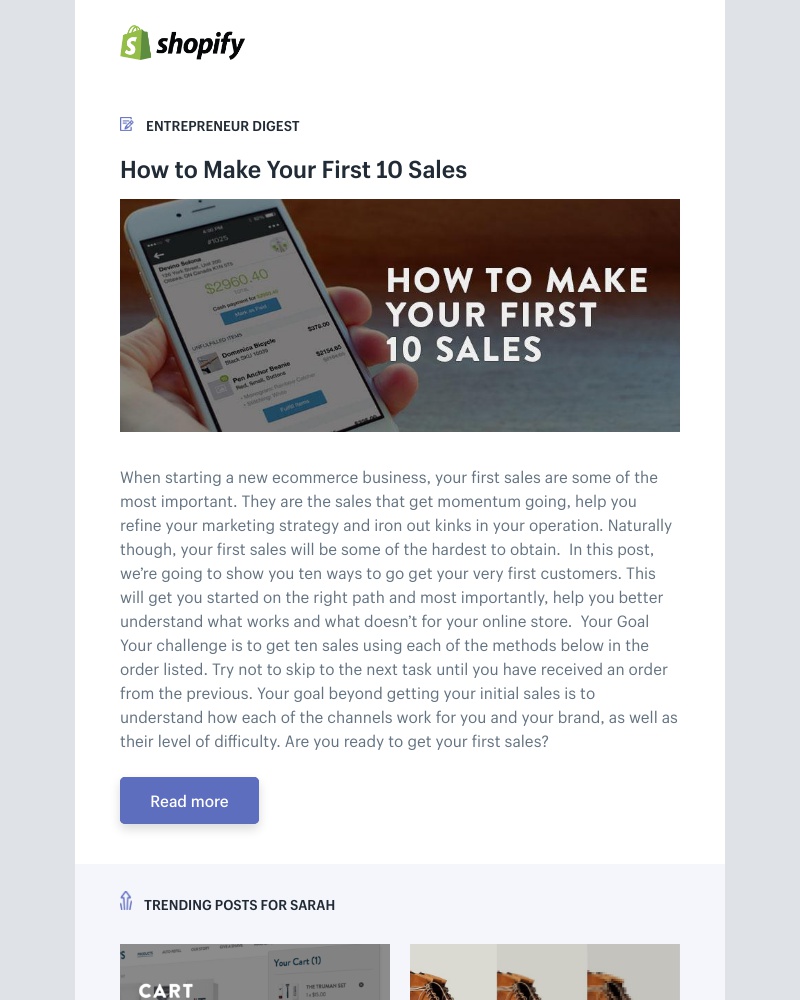 Shopify - How to Make Your First 10 Sales