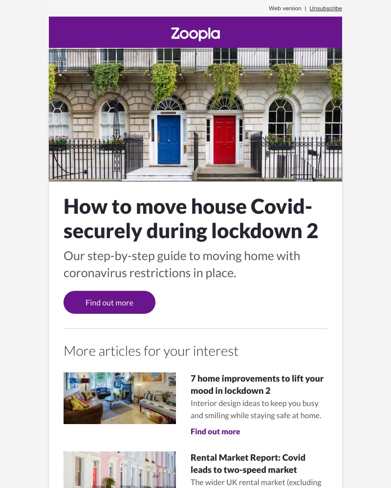 Zoopla - How to move house during lockdown