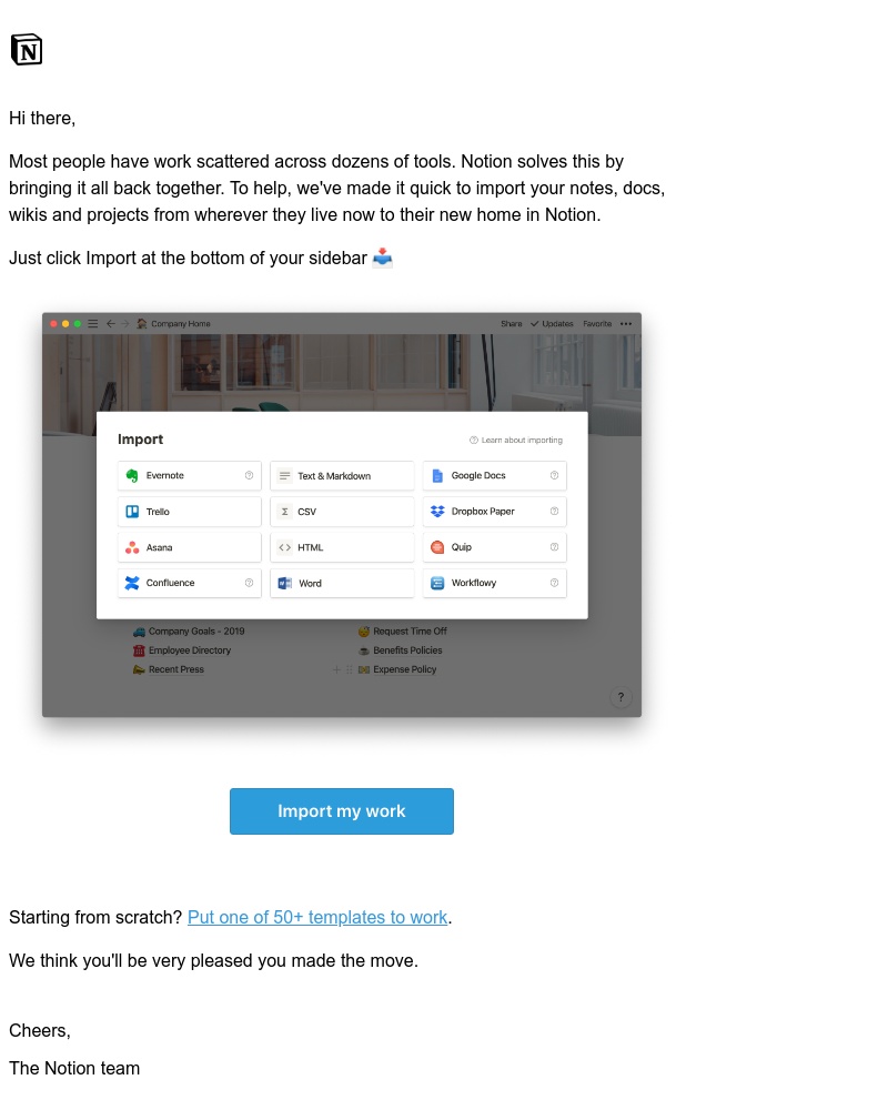 Notion - How to move your work to Notion (4/8)