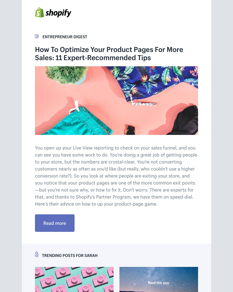Shopify - How To Optimize Your Product Pages For More Sales: 11 Expert-Recommended Tips