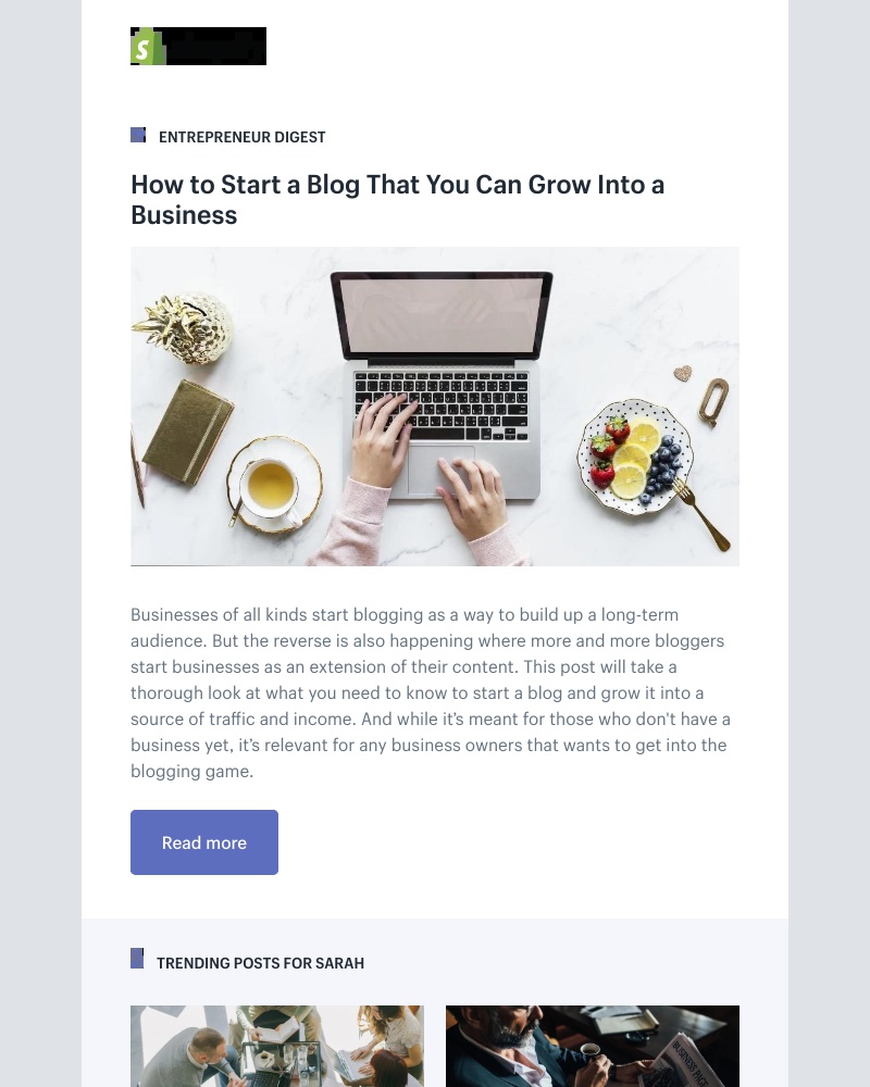 Shopify - How to Start a Blog That You Can Grow Into a Business