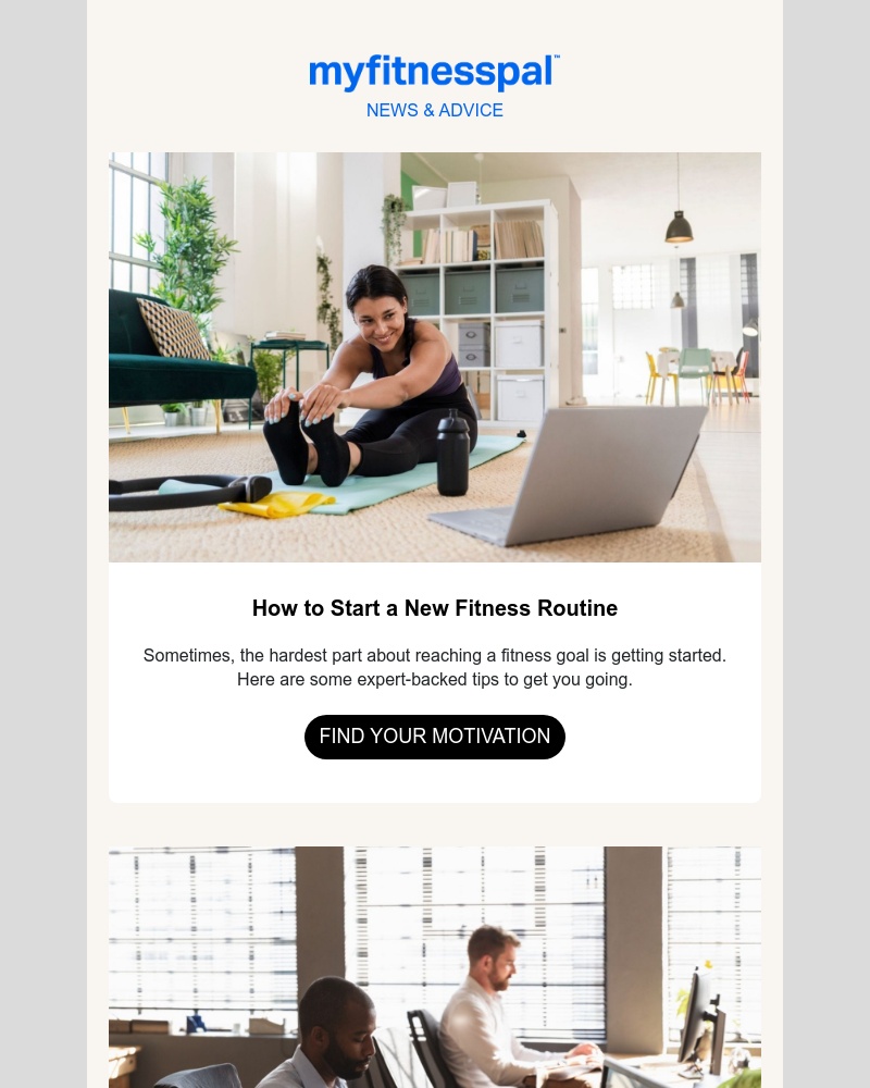 MyFitnessPal - How to Start a New Fitness Routine