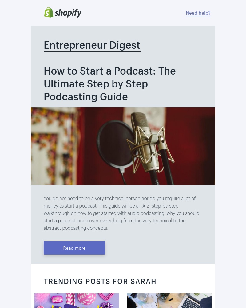 Shopify - How to start a podcast and why it's a good idea