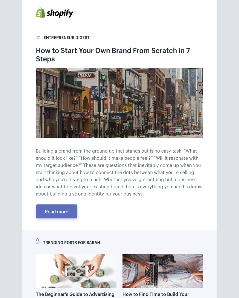 Shopify - How to Start Your Own Brand From Scratch in 7 Steps
