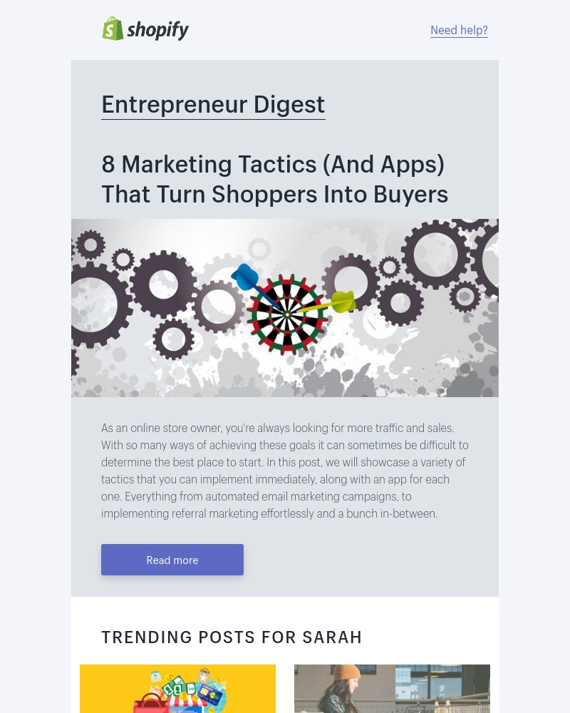 Shopify - How to turn shoppers into buyers
