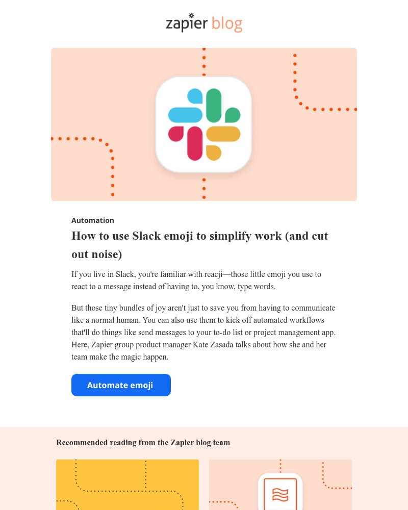 Zapier - How to use Slack emoji to simplify work