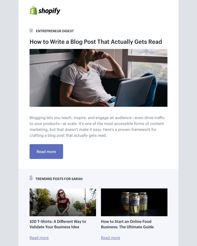 Shopify - How to Write a Blog Post That Actually Gets Read