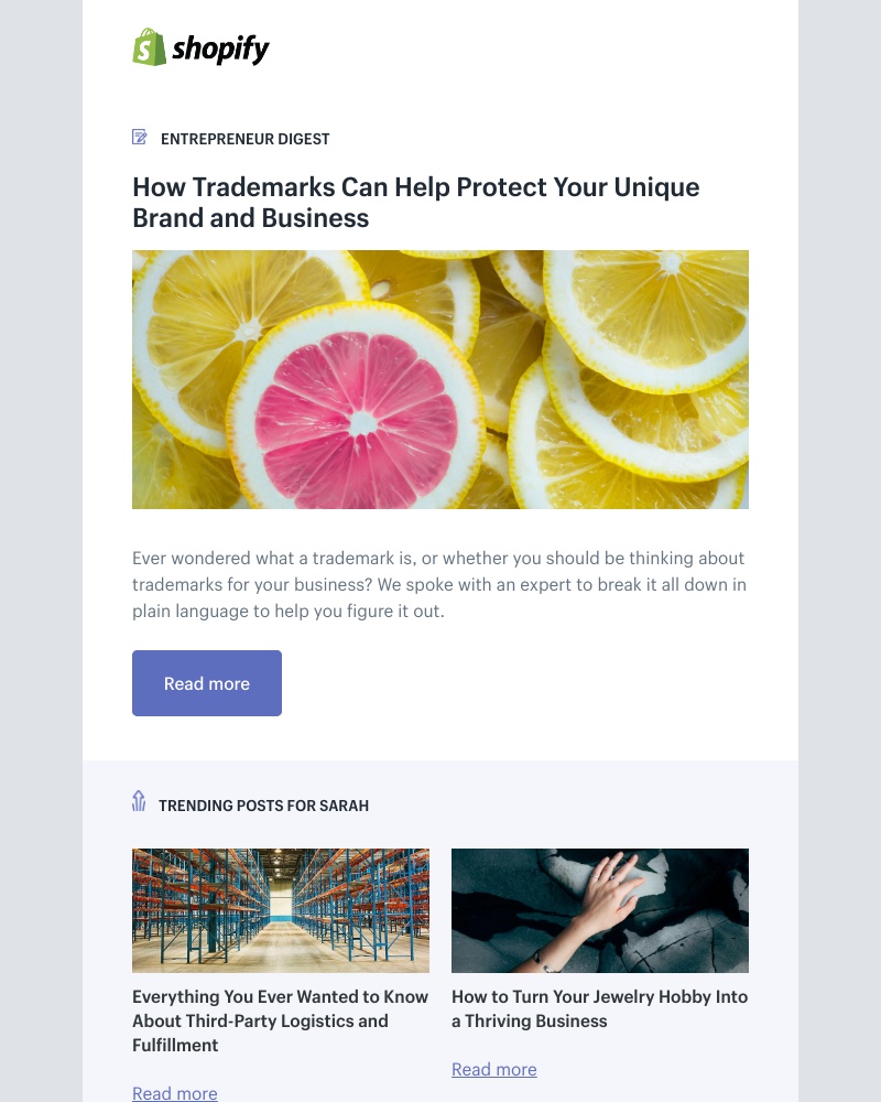 Shopify - How Trademarks Can Help Protect Your Unique Brand and Business