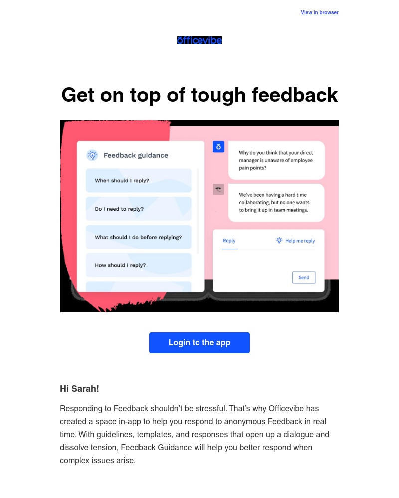  - How well do you respond to feedback?