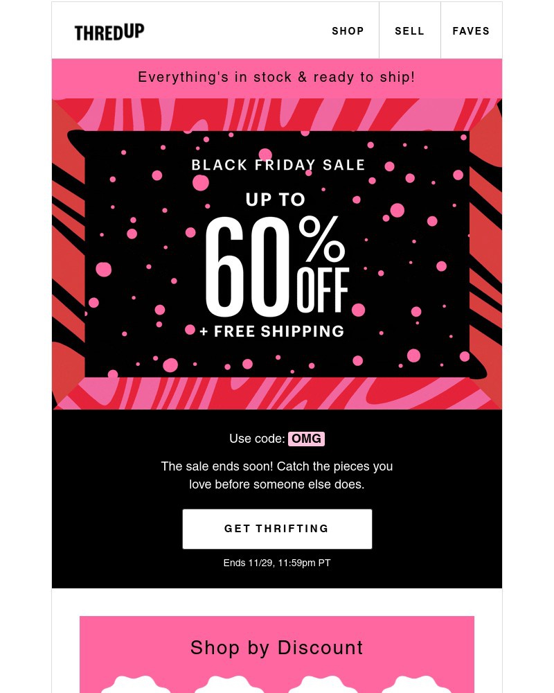 thredUP - 😉 HUGE SALE: In stock + ready to ship