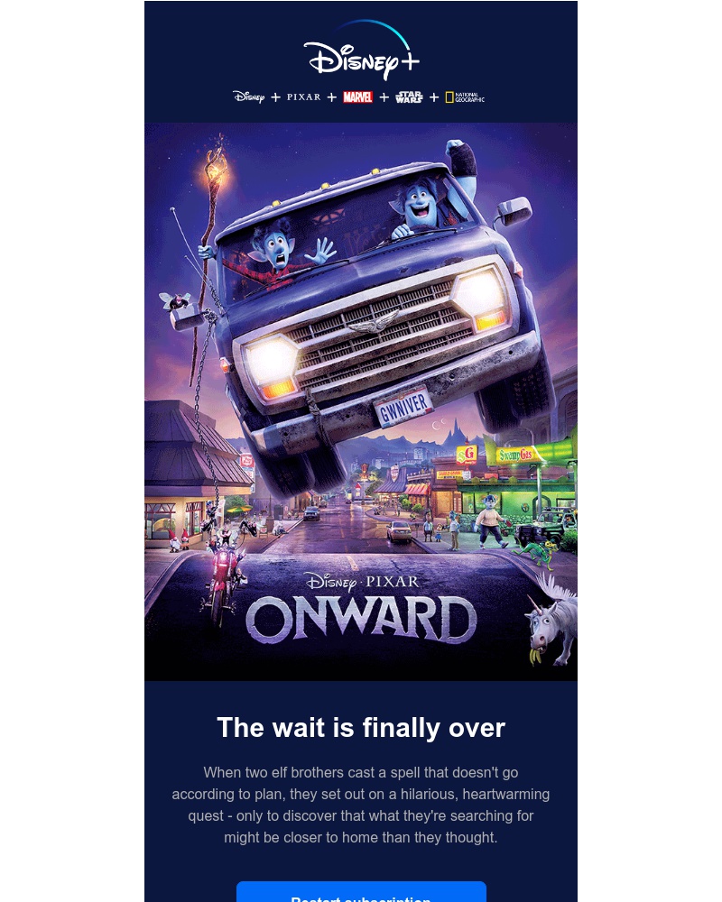 Disney+ - If it’s adventure you seeketh…