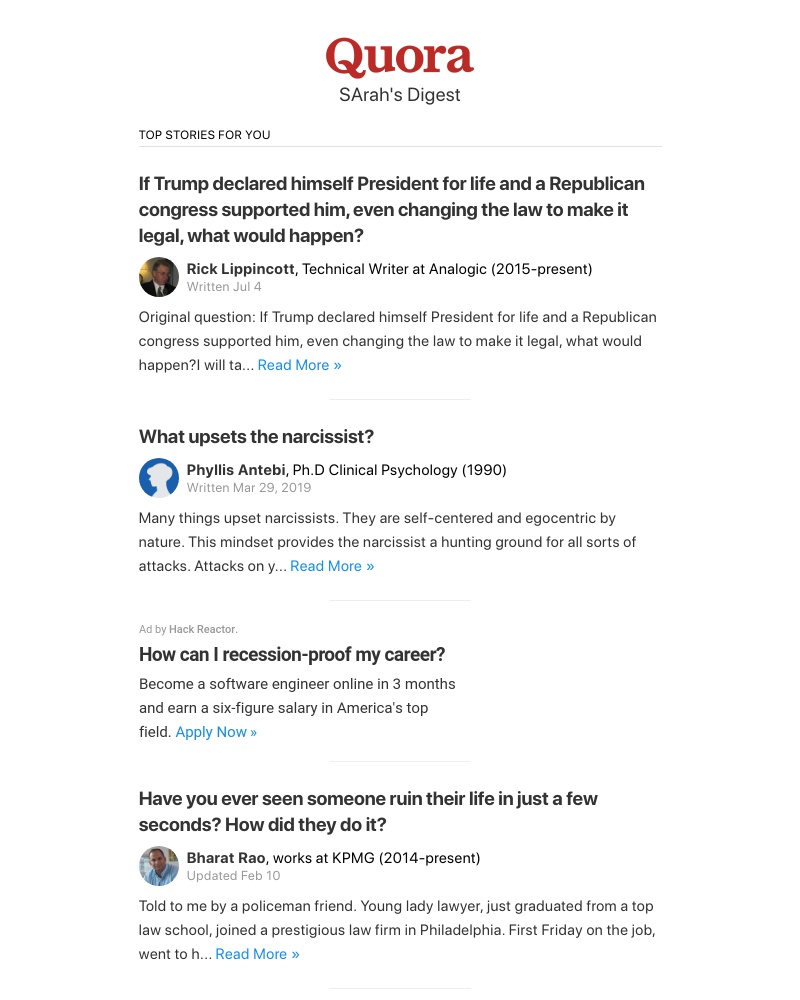 Onboarding on Quora video screenshot