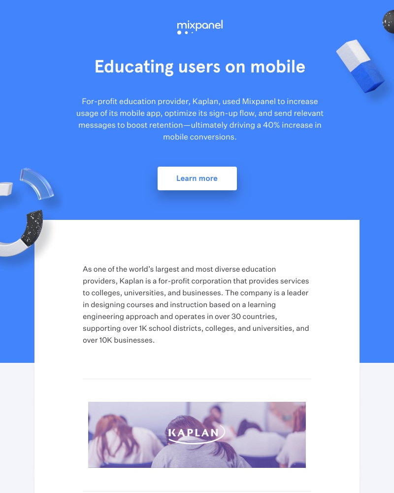 Mixpanel - In today’s digital age, see how Kaplan increased mobile conversions by 40%