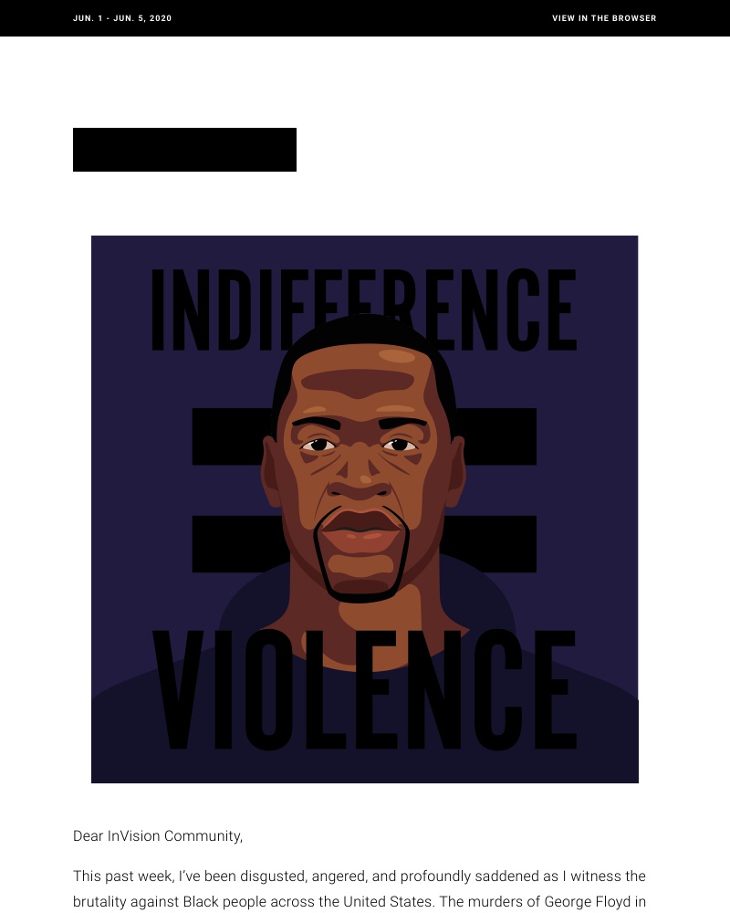 InVision - Indifference = Violence