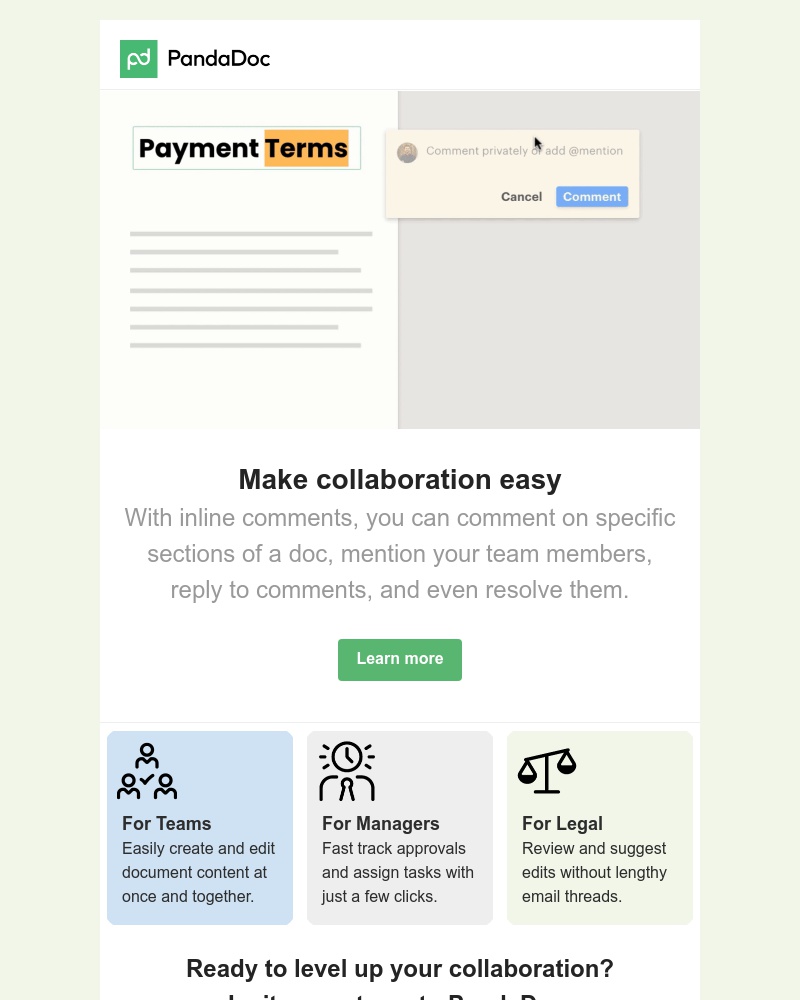PandaDoc - 🐼🆕 Inline comments are now live