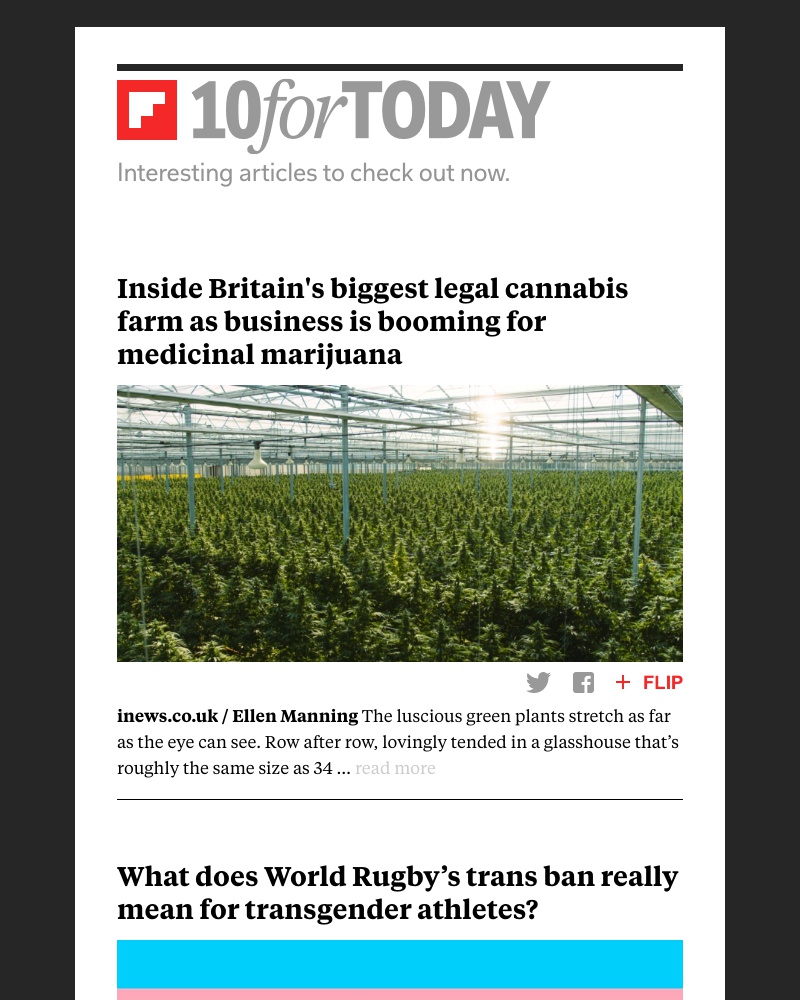 Flipboard - Inside Britain's biggest legal cannabis farm