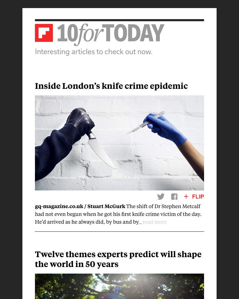 Flipboard - Inside London’s knife crime epidemic