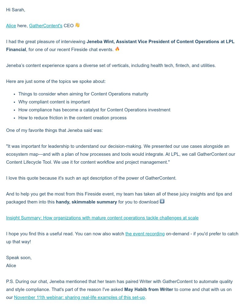 GatherContent - Insights from an Assistant VP of Content Operations [PDF download, no form]
