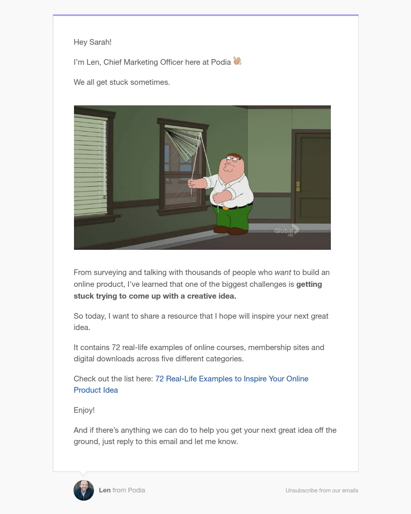 Podia - Inspiration for your first product 💡