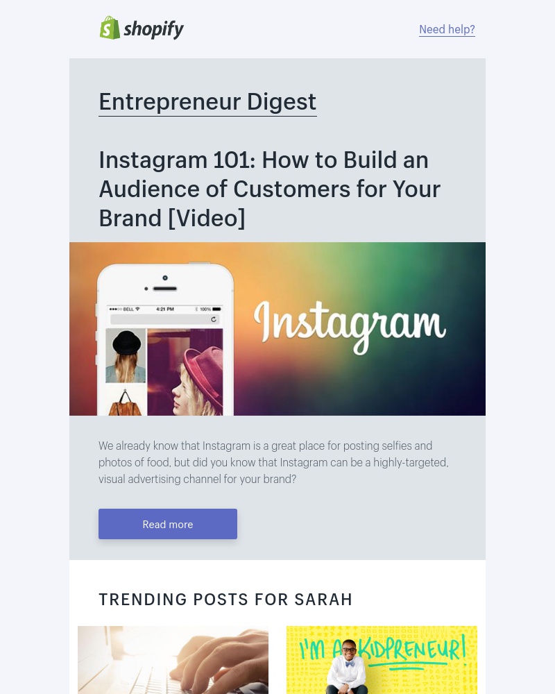 Shopify - Instagram 101: How to Build an Audience for Your Brand