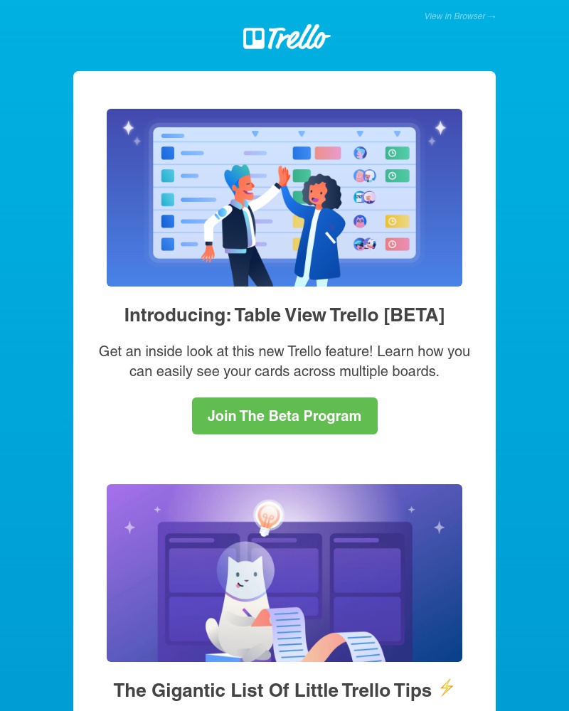 Trello - Introducing: A spreadsheet view of Trello