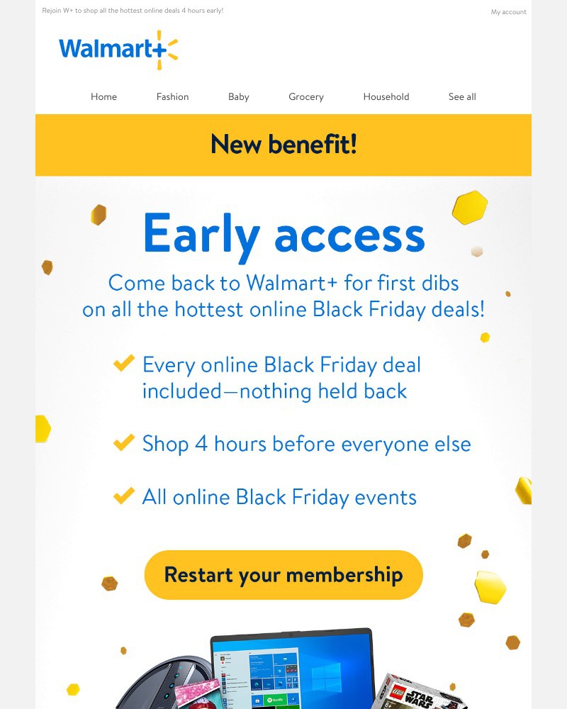 Walmart - INTRODUCING: EARLY ACCESS to Black Friday 🤩