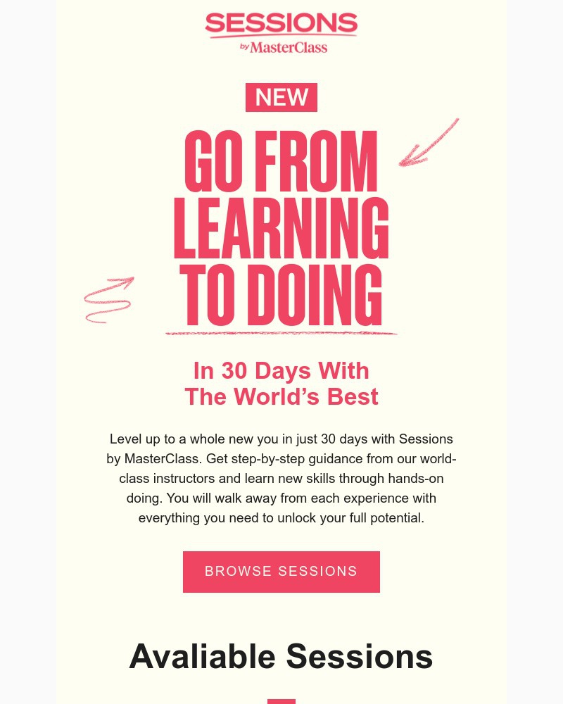  - Introducing Sessions by MasterClass