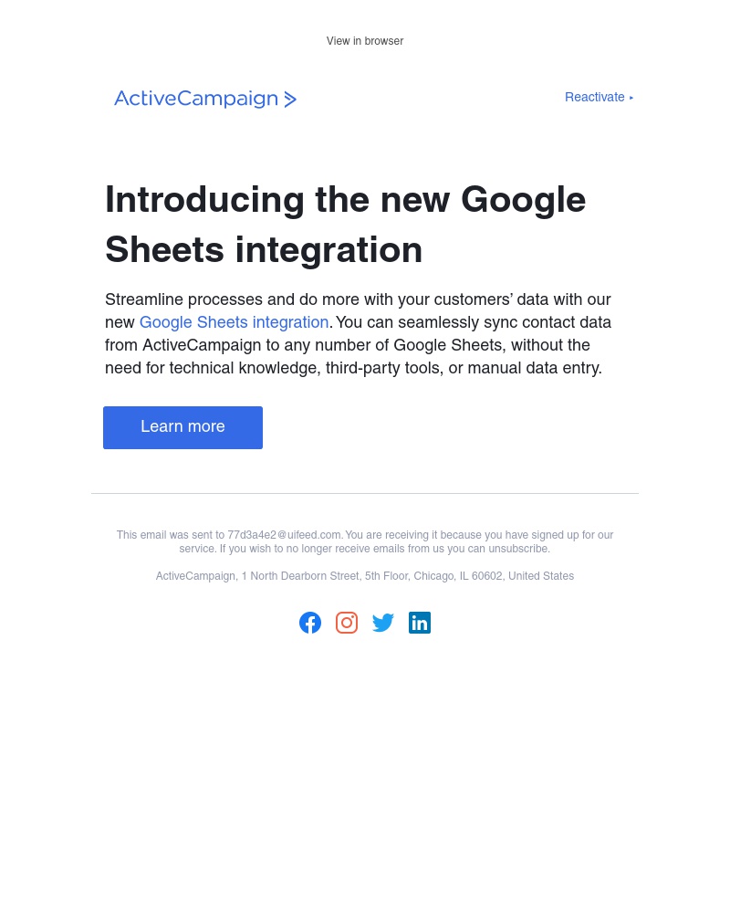 - Introducing the new Google Sheets integration