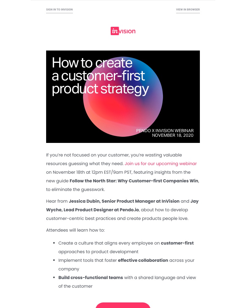 InVision - InVision Talk: How to create a customer-led product design strategy