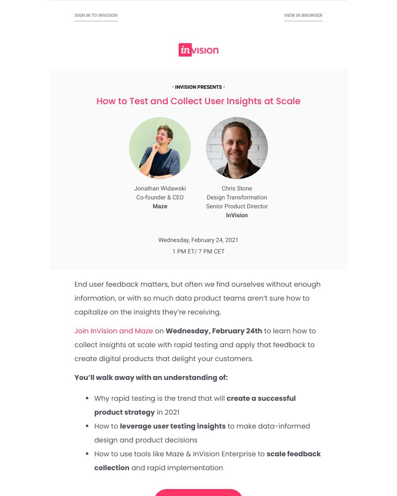 InVision - InVision Talk: How to test & collect user insights at scale