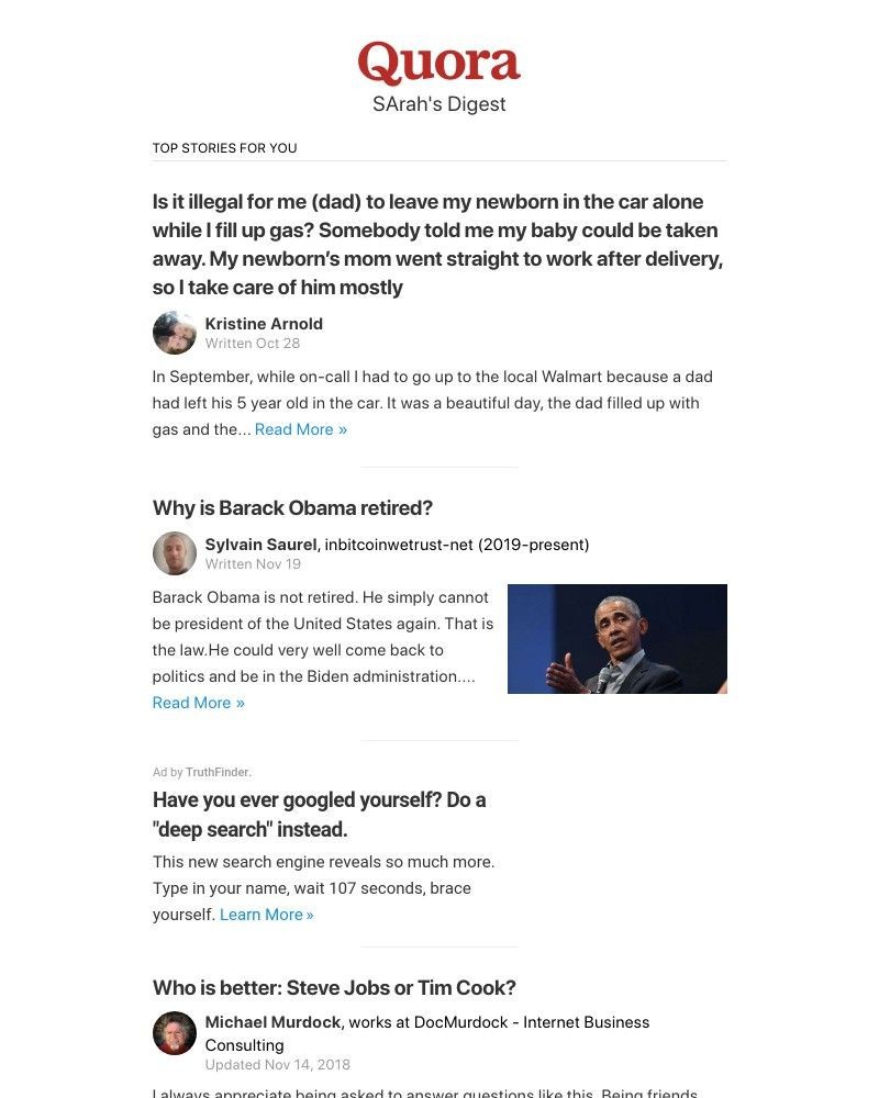 Onboarding on Quora video screenshot