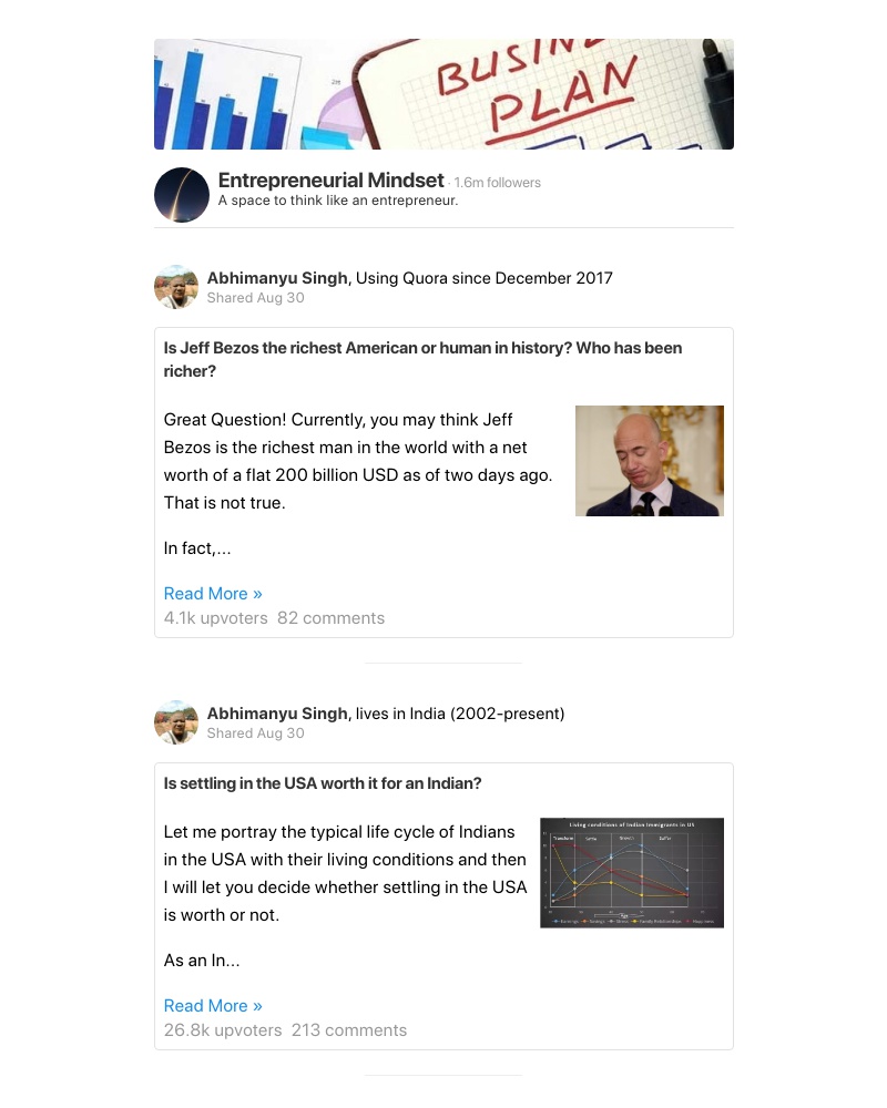 Quora - Is Jeff Bezos the richest American or human in history? Who has been richer?