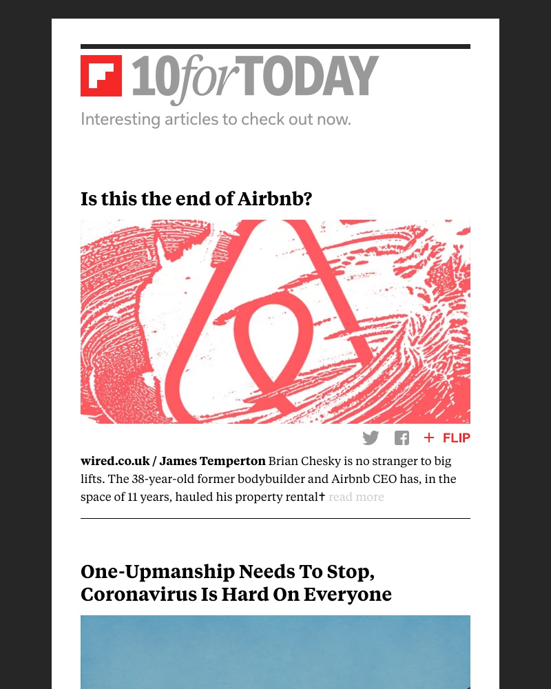 Flipboard - Is this the end of Airbnb?