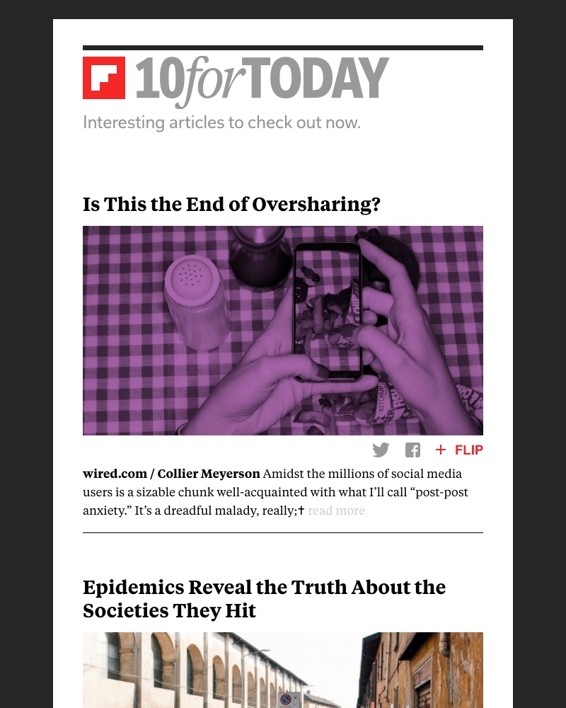 Flipboard - Is this the end of oversharing?