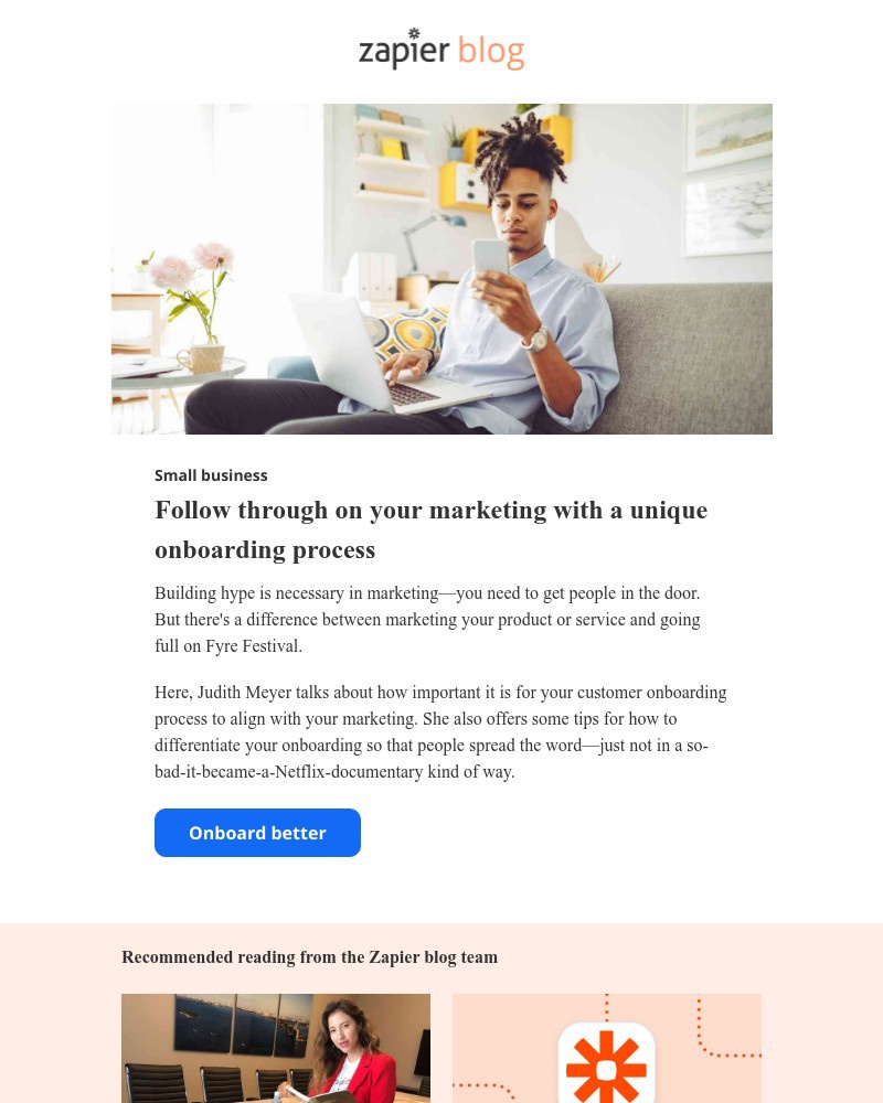 Zapier - Is your onboarding process working?