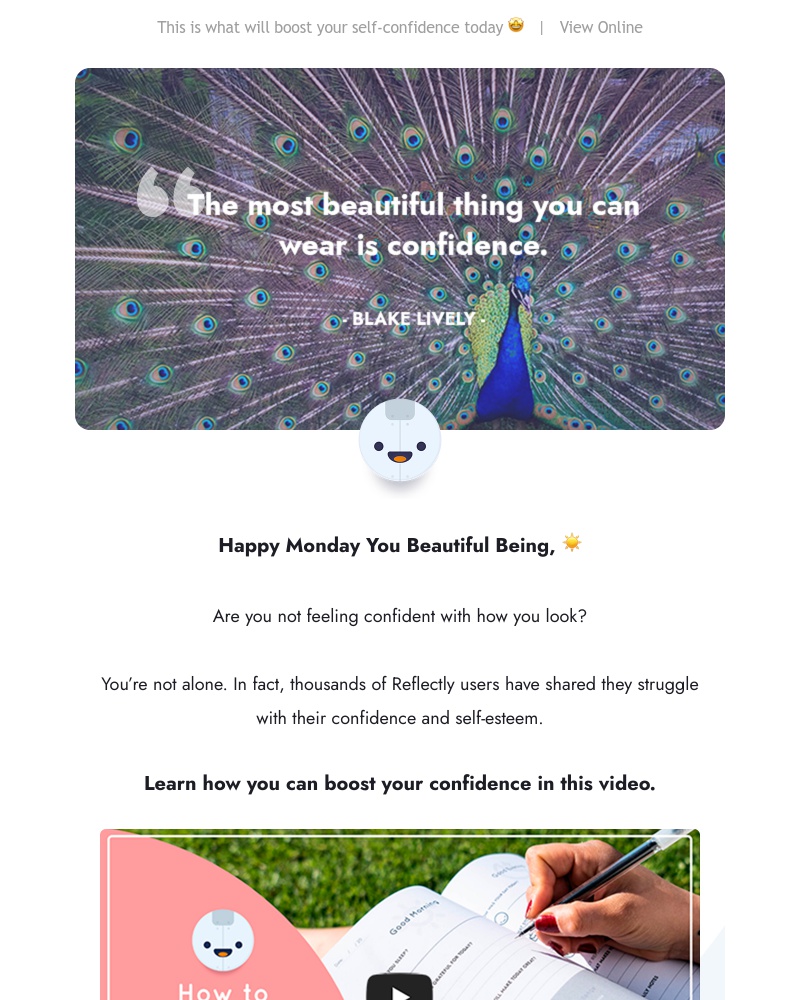 Reflectly - Is your self-esteem at an all time low?😔