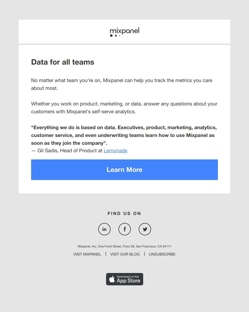 Mixpanel - Is your team data-driven?