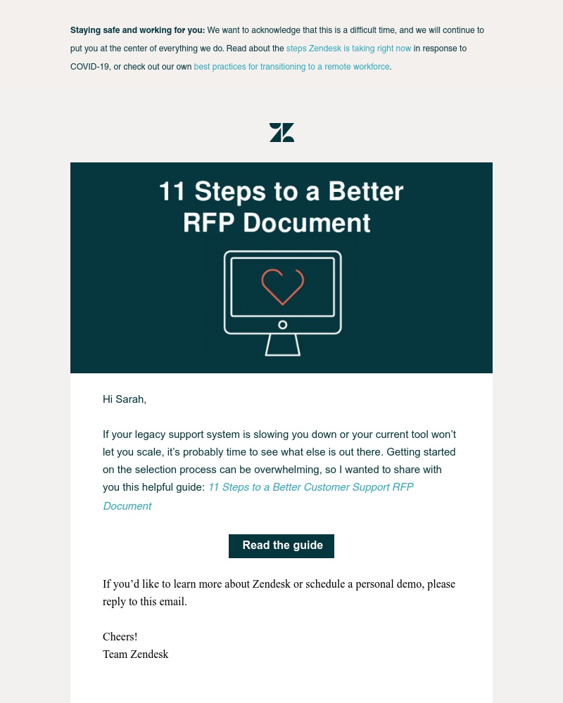 Zendesk - It may be time for a change