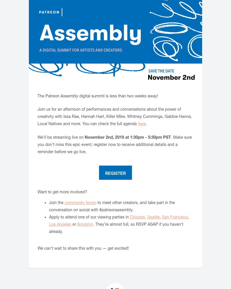 Patreon - It's almost time for Assembly...