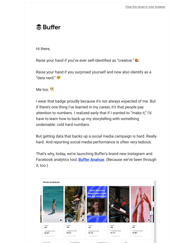  - It’s finally here! Buffer Analyze…