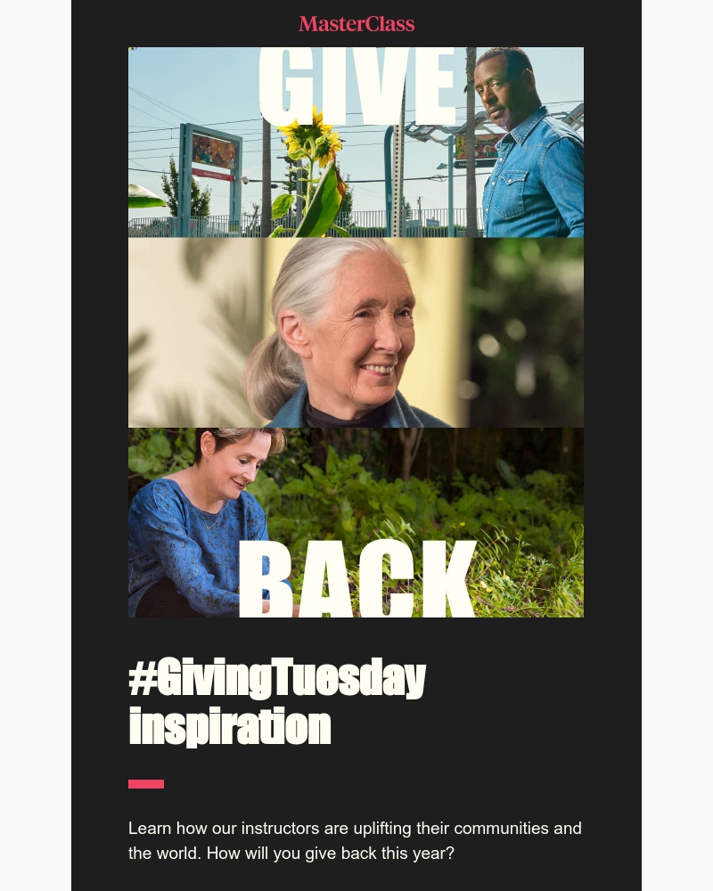  - It’s #GivingTuesday