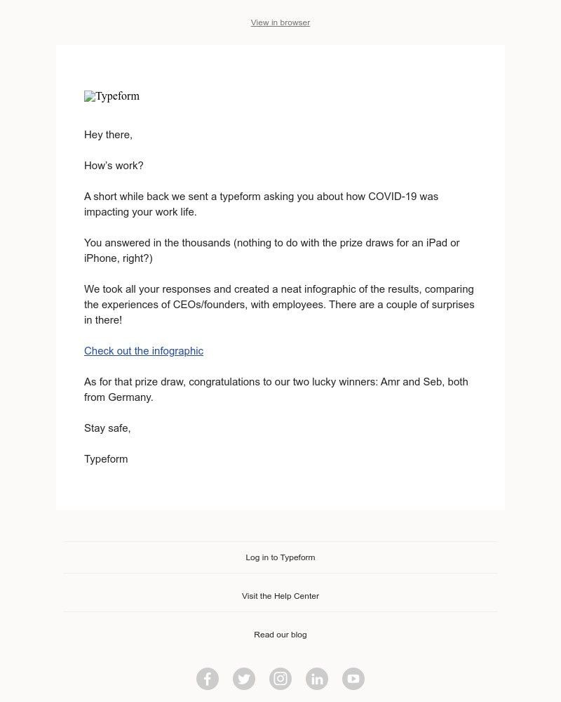 Typeform - It’s here! The infographic you never knew you needed
