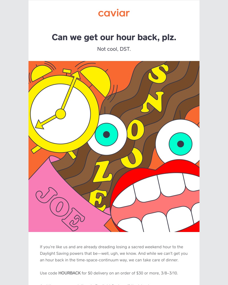  - It’s one of those fun time-change weekends