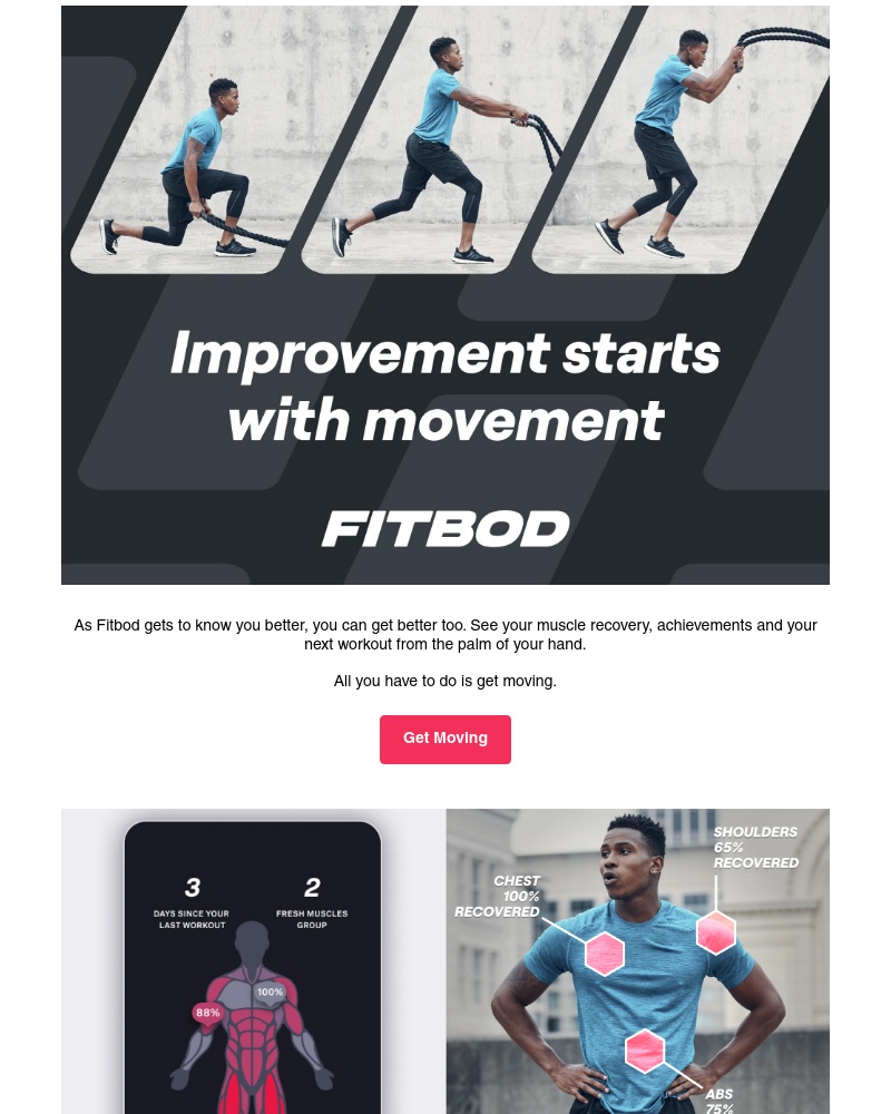 Fitbod - It’s time to get moving (3/4)